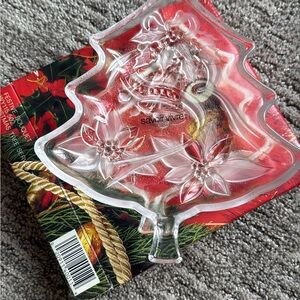 Savoir Vivre Mikasa Festive Glass Christmas Tree Candy Dish/Platter